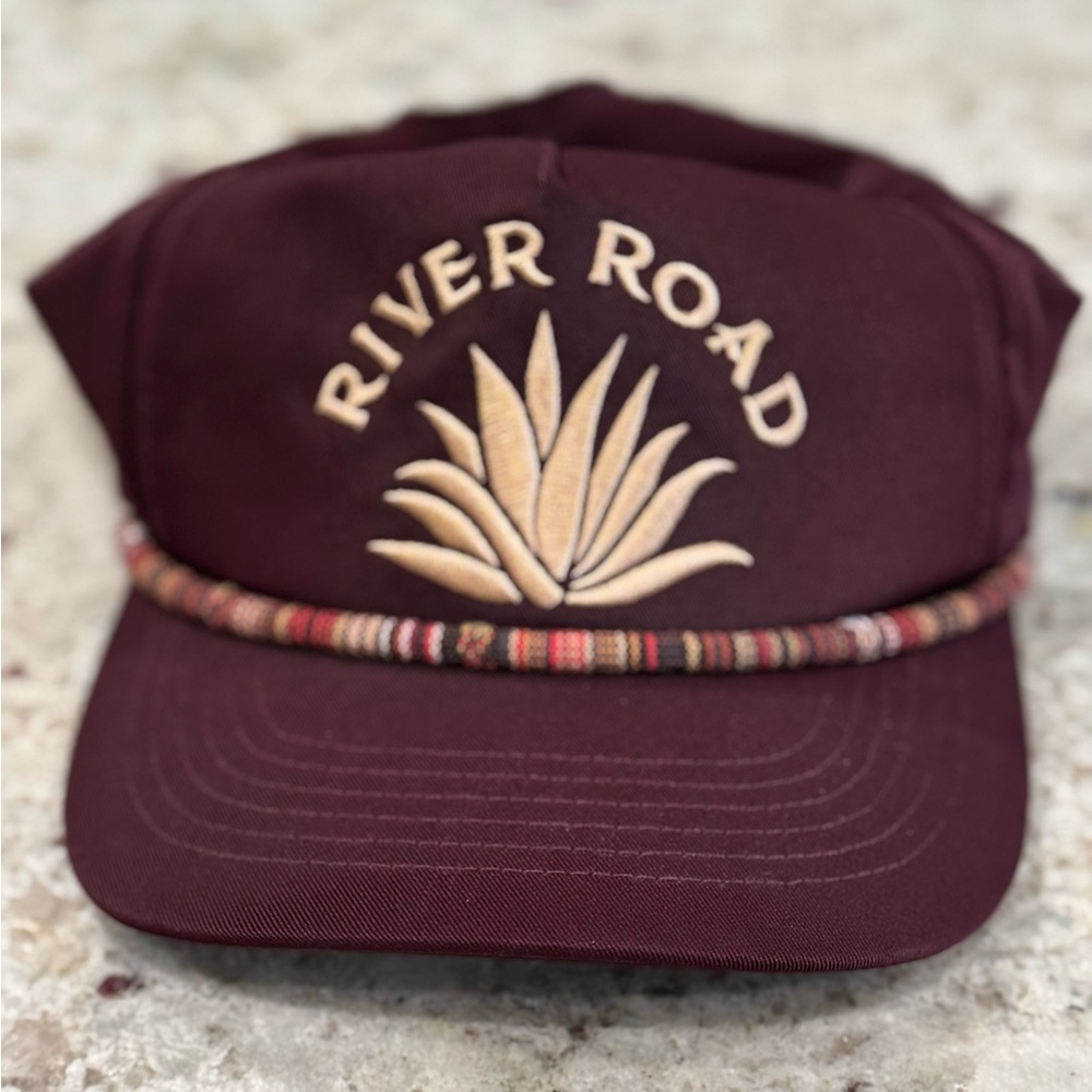 River Road Burgundy SnapBack Hat